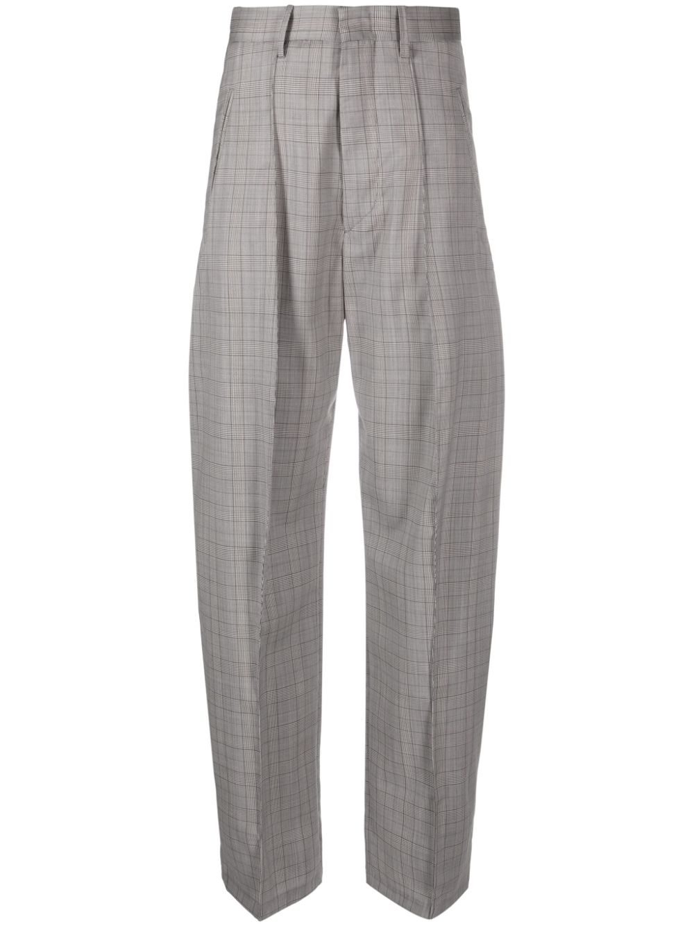 ISABEL MARANT Sopiavea plaid-check tapered trousers - Grey von ISABEL MARANT