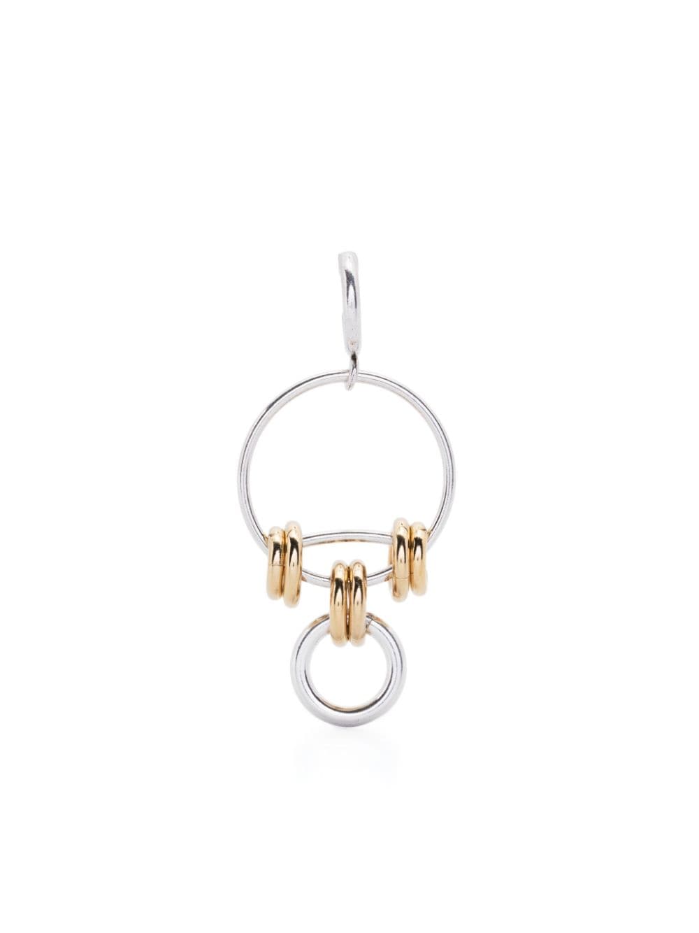 ISABEL MARANT Stunning two-tone drop earring - Silver von ISABEL MARANT