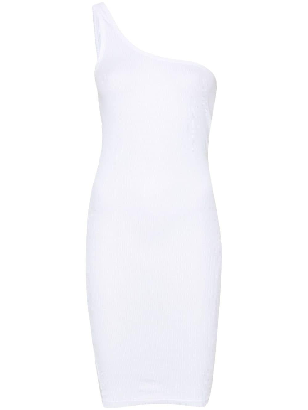 ISABEL MARANT Tamaki one-shoulder ribbed dress - White von ISABEL MARANT