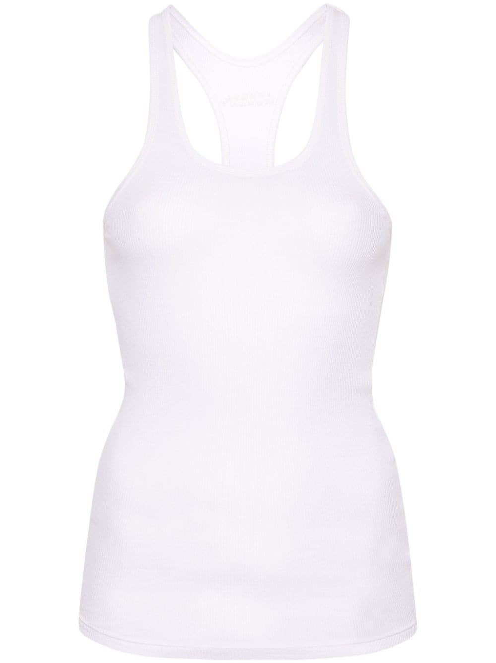 ISABEL MARANT Tenesy ribbed tank top - White von ISABEL MARANT