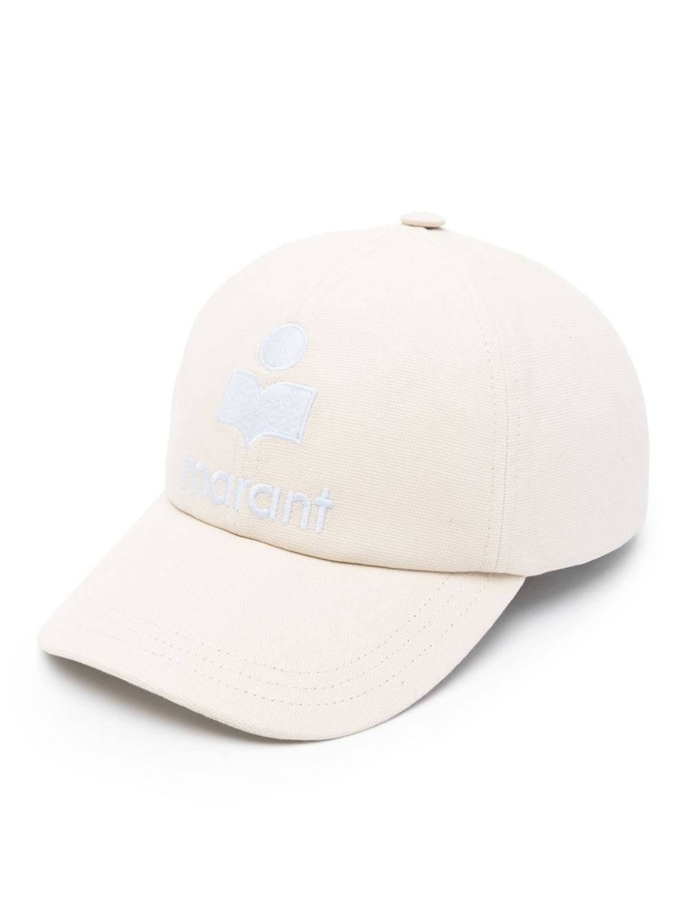 ISABEL MARANT Tyron embroidered-logo cap - Neutrals von ISABEL MARANT