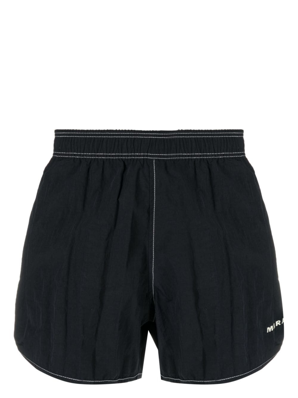 MARANT Vicente logo-embroidered swim shorts - Black von MARANT