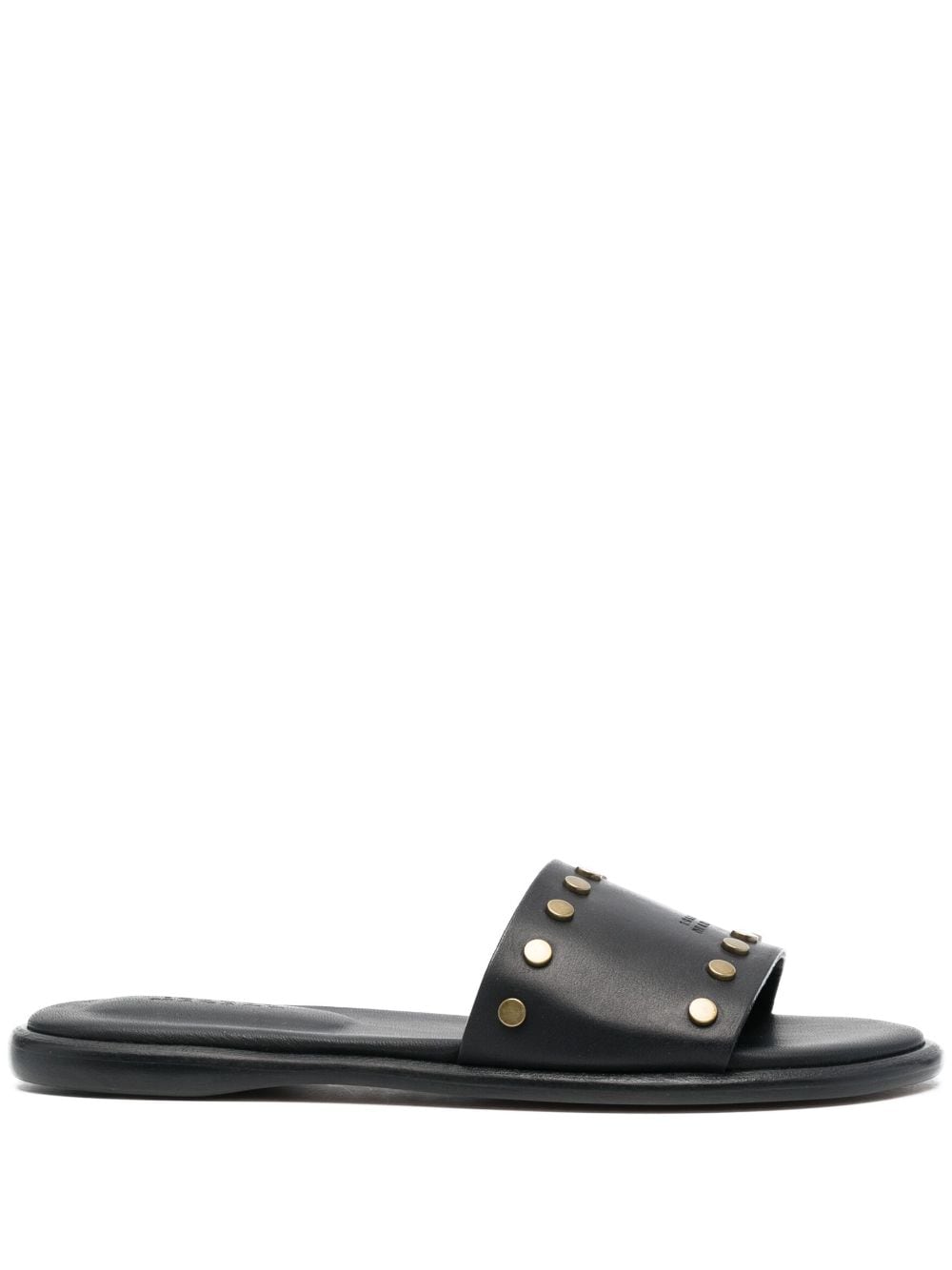 ISABEL MARANT Vikee stud-embellished slides - Black von ISABEL MARANT