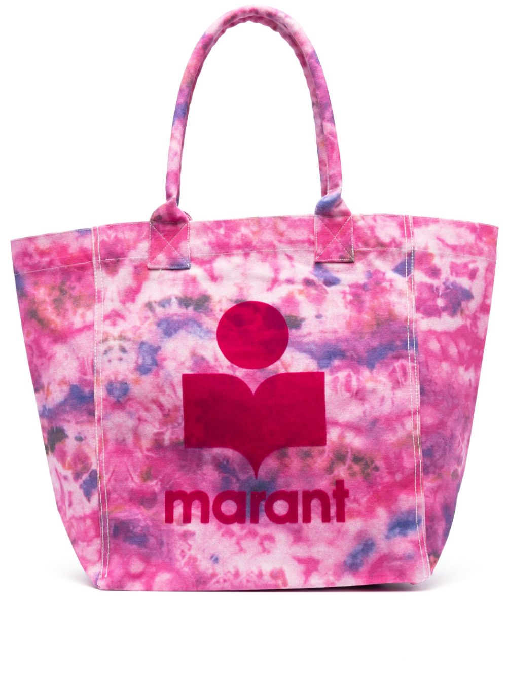 ISABEL MARANT Yenky logo-print tote bag - Pink von ISABEL MARANT