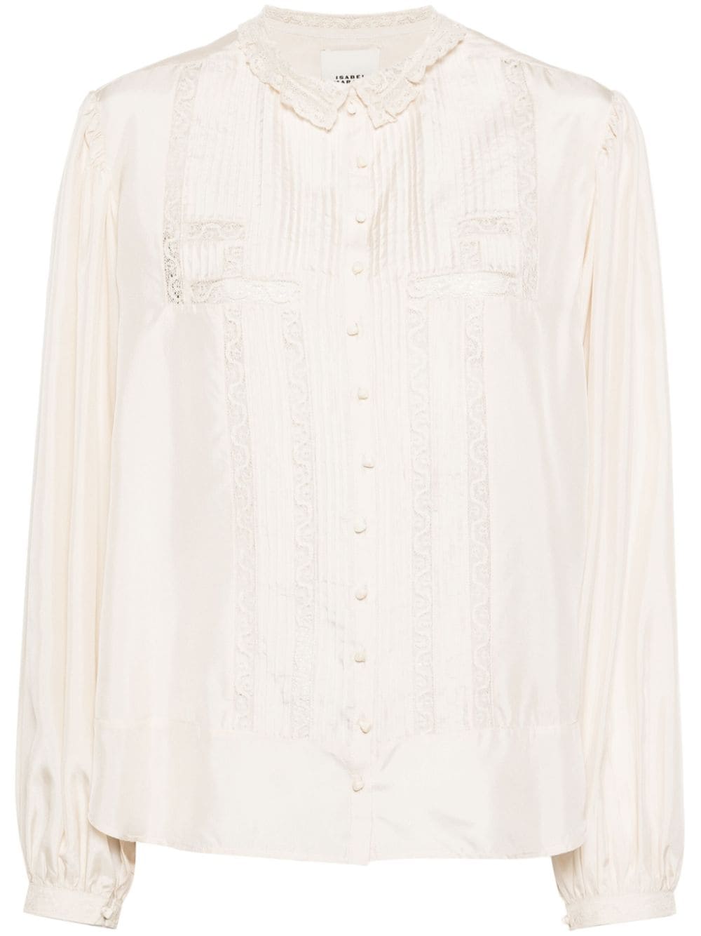 ISABEL MARANT Zayen silk blouse - Neutrals von ISABEL MARANT