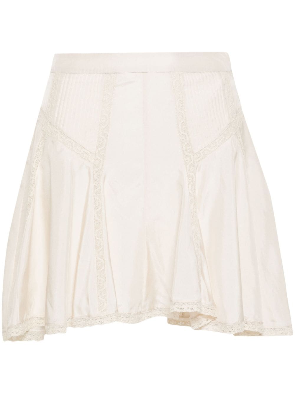 ISABEL MARANT Zia silk mini skirt - Neutrals von ISABEL MARANT