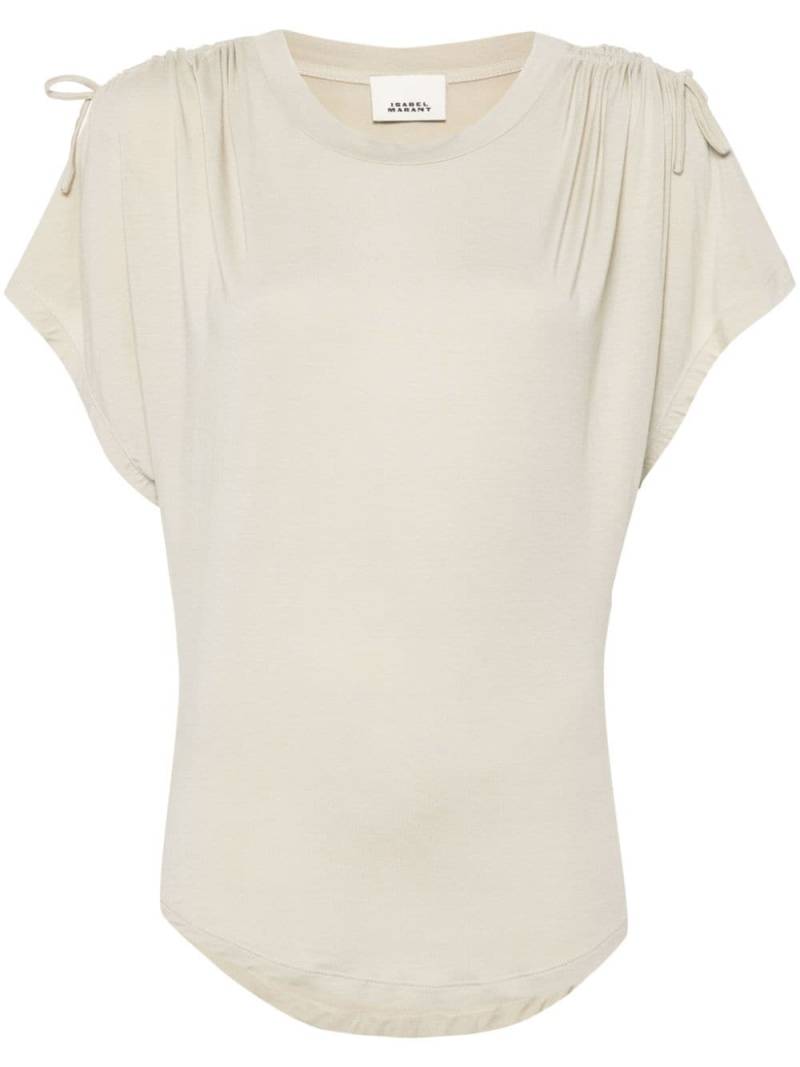 ISABEL MARANT Zola drawstring T-shirt - Neutrals von ISABEL MARANT