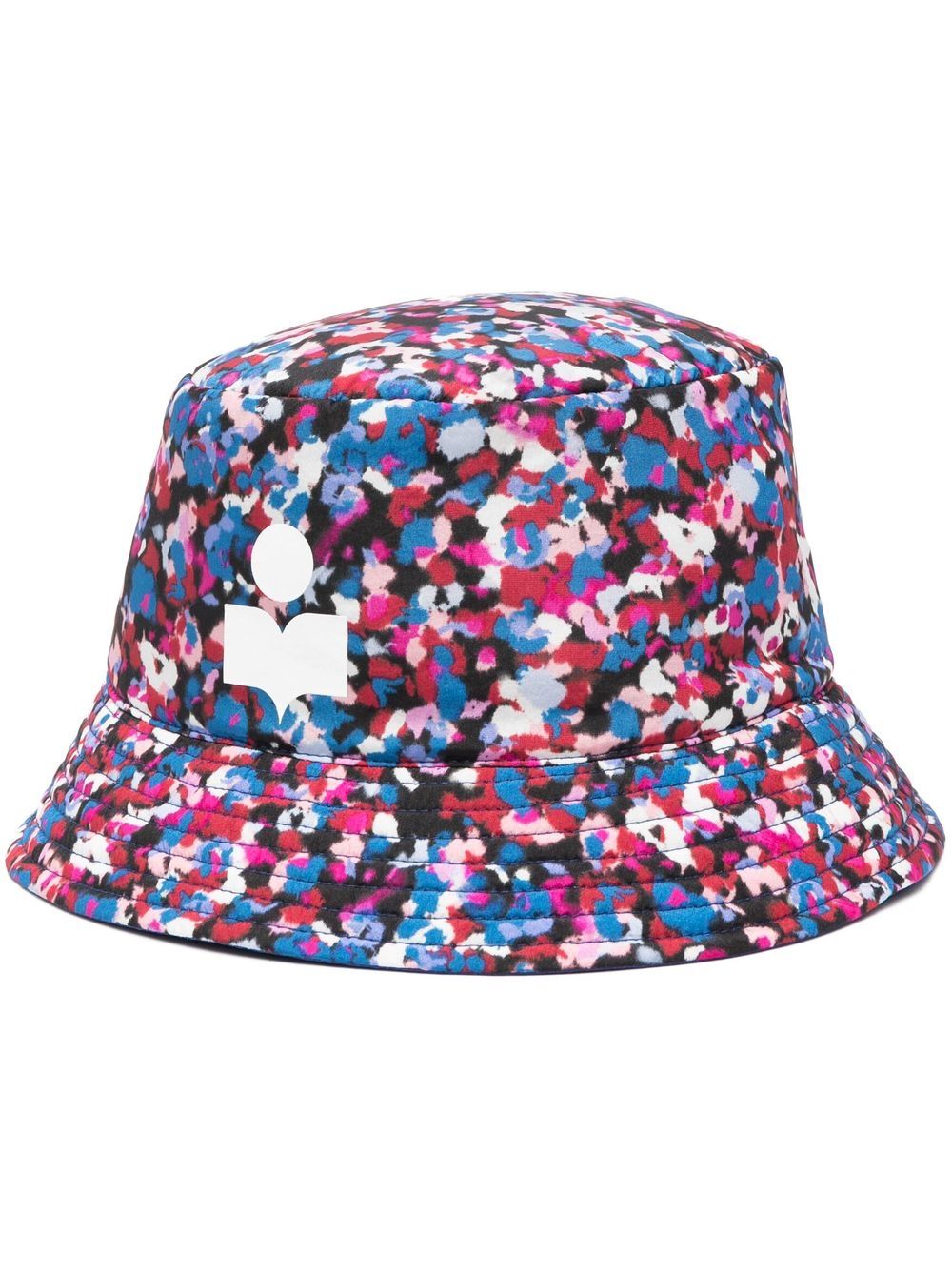 ISABEL MARANT all-over graphic-print bucket hat - Blue von ISABEL MARANT