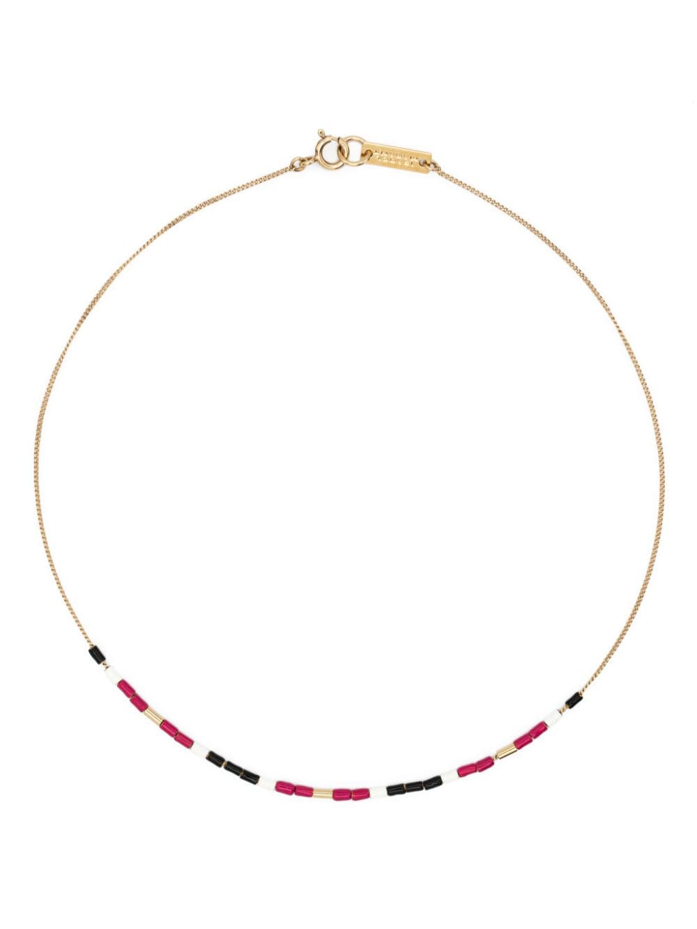 ISABEL MARANT bead-embellished necklace - Pink von ISABEL MARANT