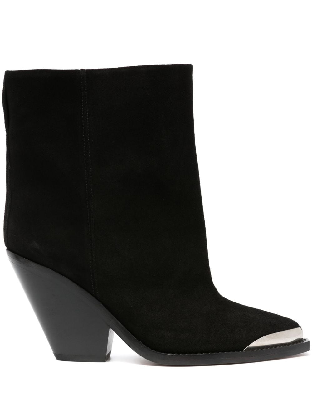 ISABEL MARANT calf suede ankle boots - Black von ISABEL MARANT