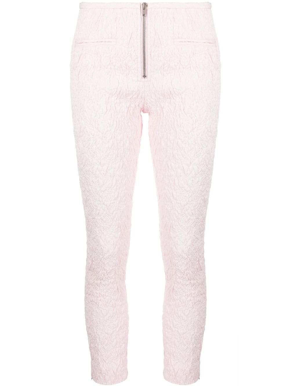 ISABEL MARANT crinkled cropped trousers - Pink von ISABEL MARANT