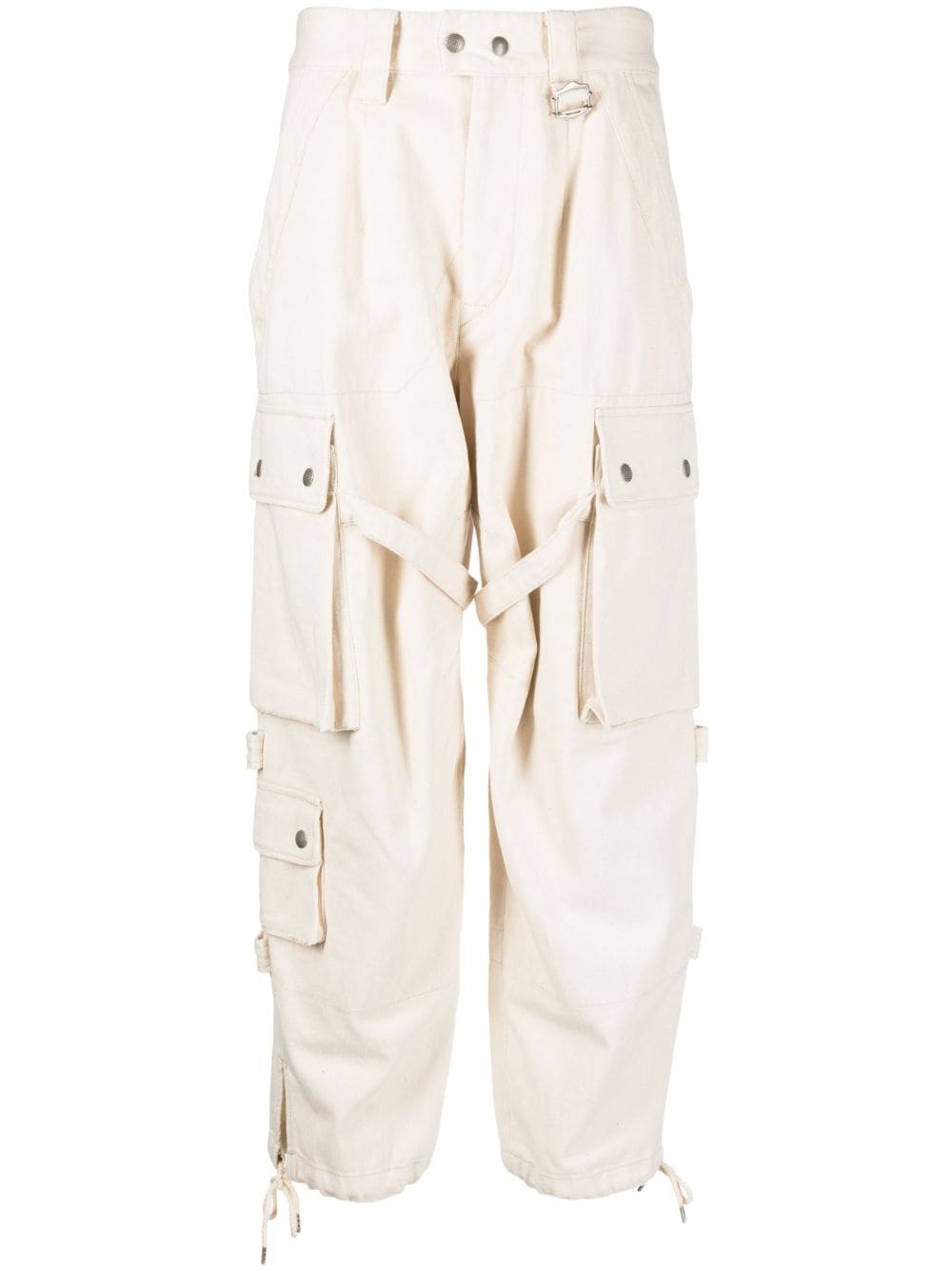 ISABEL MARANT Elore cropped cargo trousers - Neutrals von ISABEL MARANT