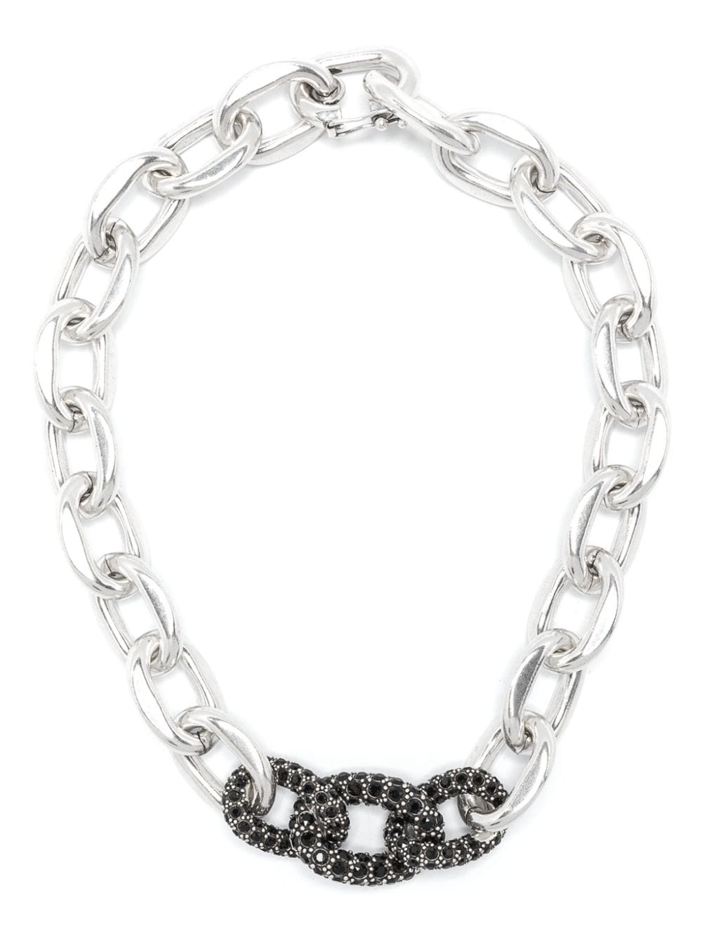 ISABEL MARANT crystal-embellished curb-chain necklace - Black von ISABEL MARANT