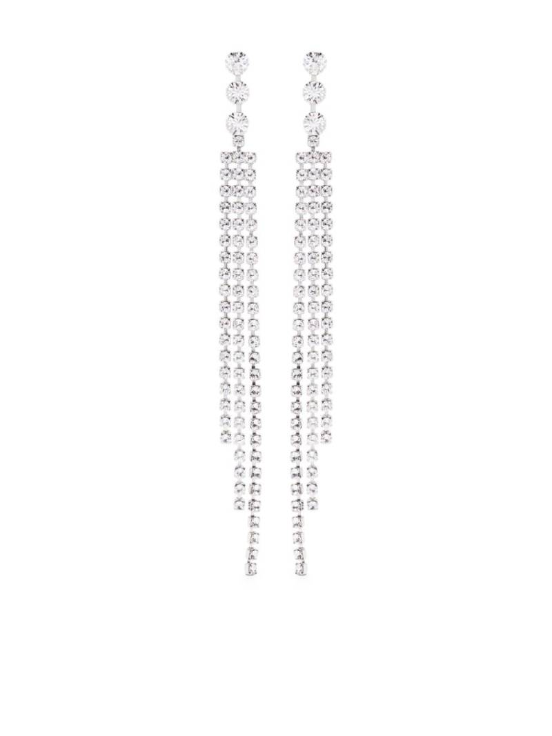 ISABEL MARANT crystal-embellished fringe earrings - Silver von ISABEL MARANT
