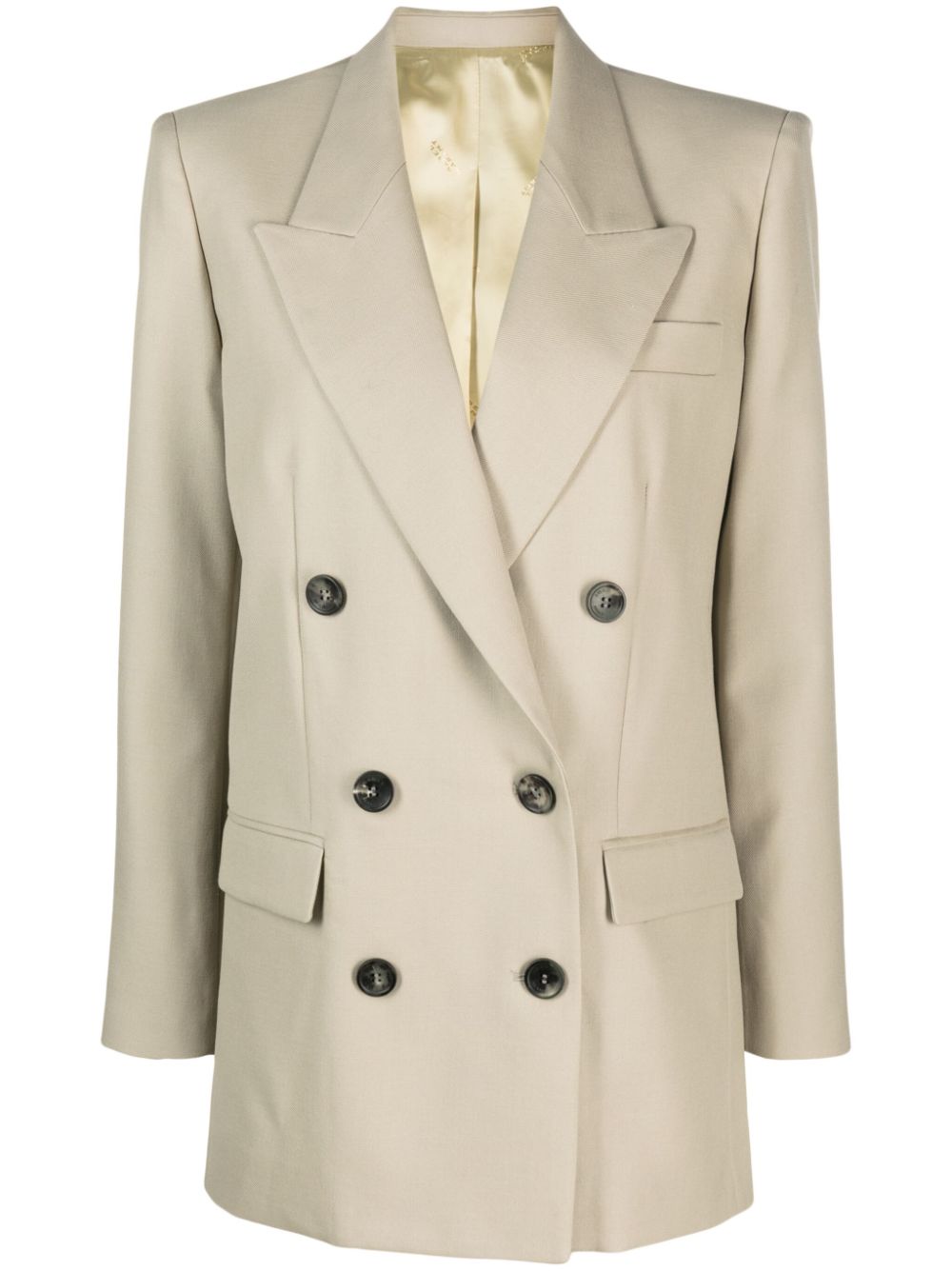 ISABEL MARANT double-breasted virgin-wool blazer - Neutrals von ISABEL MARANT