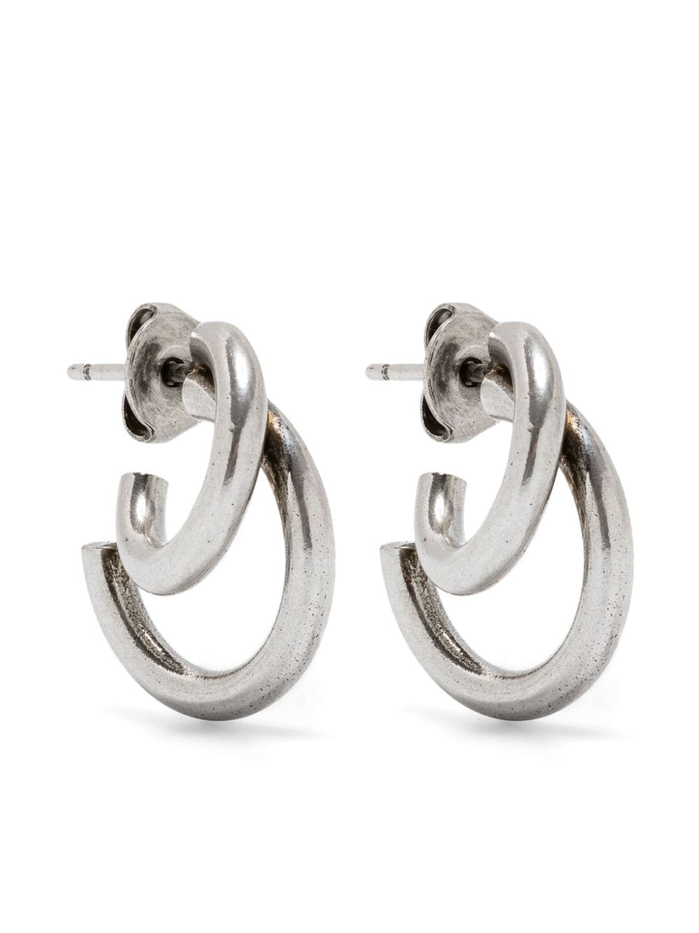 ISABEL MARANT double hoop earrings - Silver von ISABEL MARANT