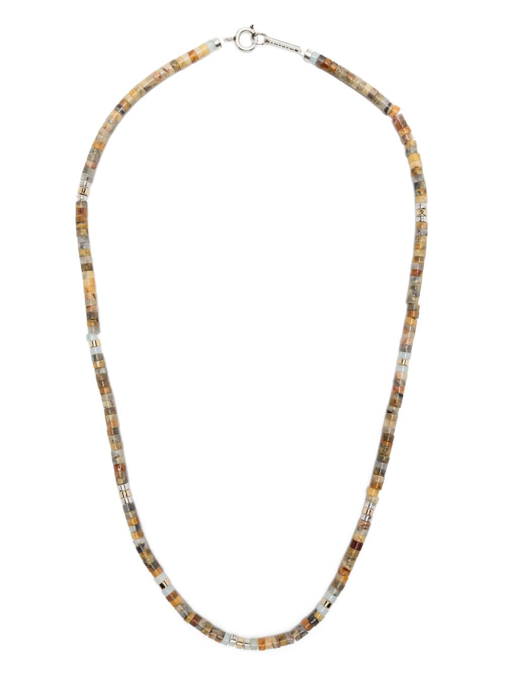 MARANT enngraved-logo beaded necklace - Brown von MARANT