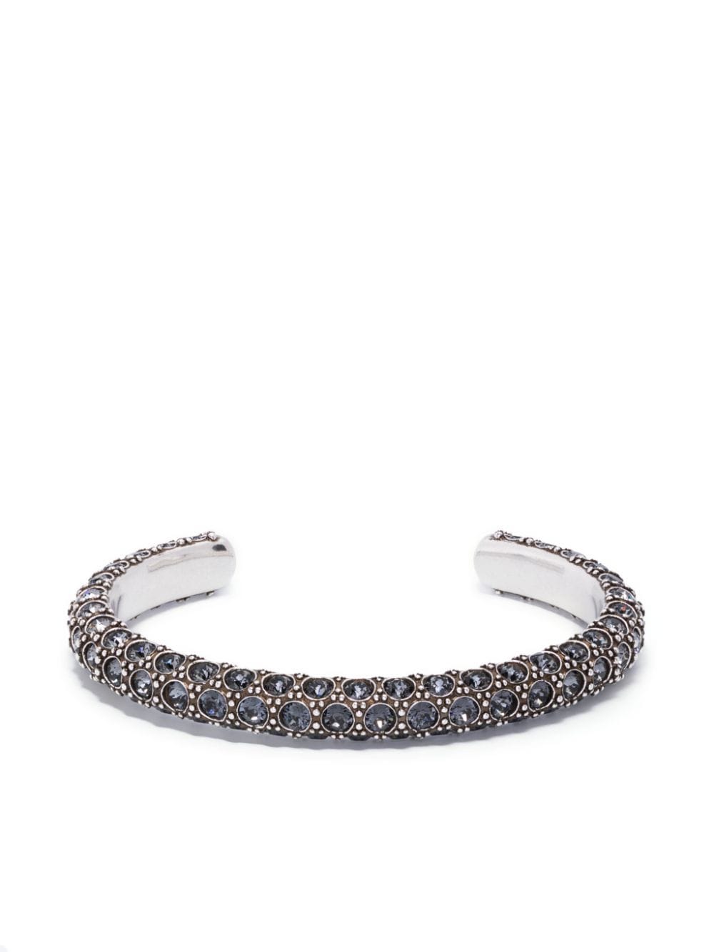 ISABEL MARANT glass crystal-embellished cuff bracelet - Grey von ISABEL MARANT