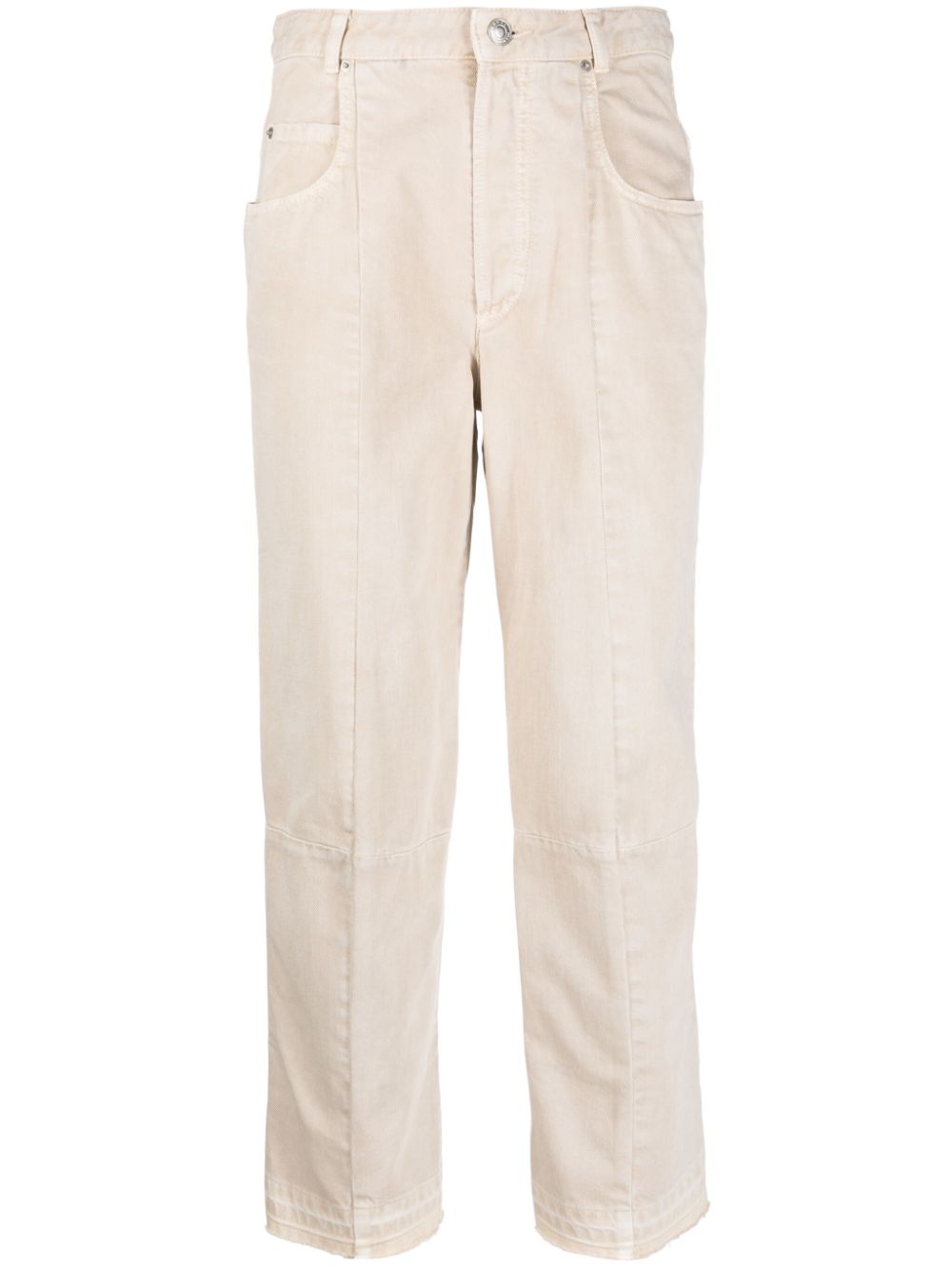 ISABEL MARANT high-rise straight-leg jeans - Neutrals von ISABEL MARANT