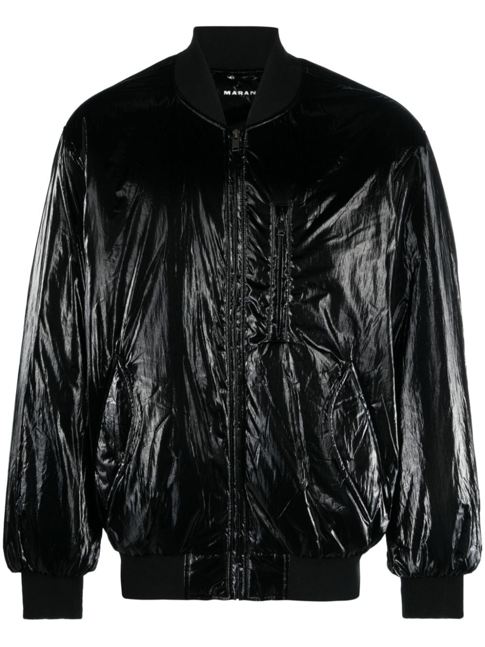MARANT high shine-finish bomber jacket - Black von MARANT