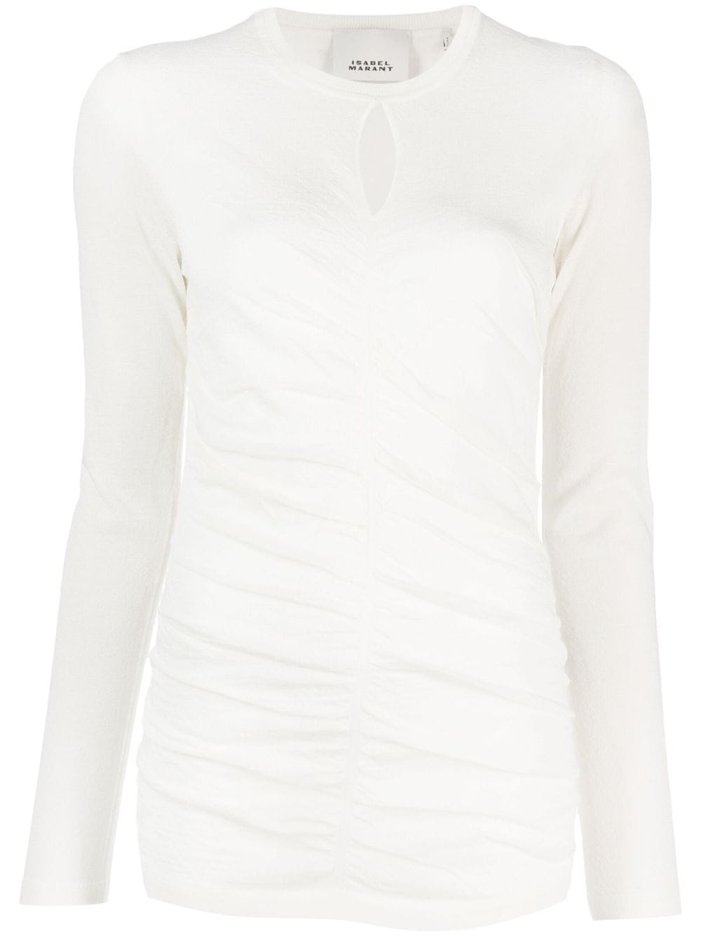 ISABEL MARANT keyhole-detail knit jumper - White von ISABEL MARANT