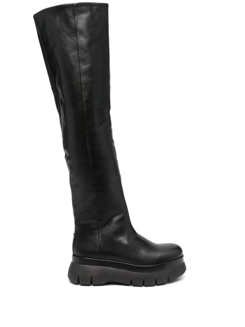 ISABEL MARANT knee-high leather boots - Black von ISABEL MARANT