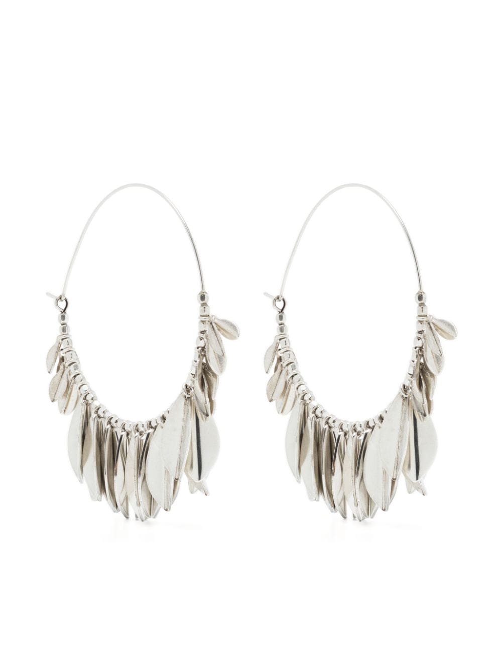 ISABEL MARANT leaf hoop earrings - Silver von ISABEL MARANT