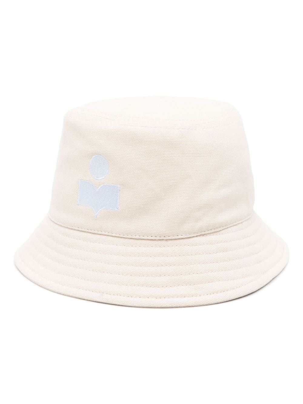 ISABEL MARANT logo-embroidered bucket hat - Neutrals von ISABEL MARANT