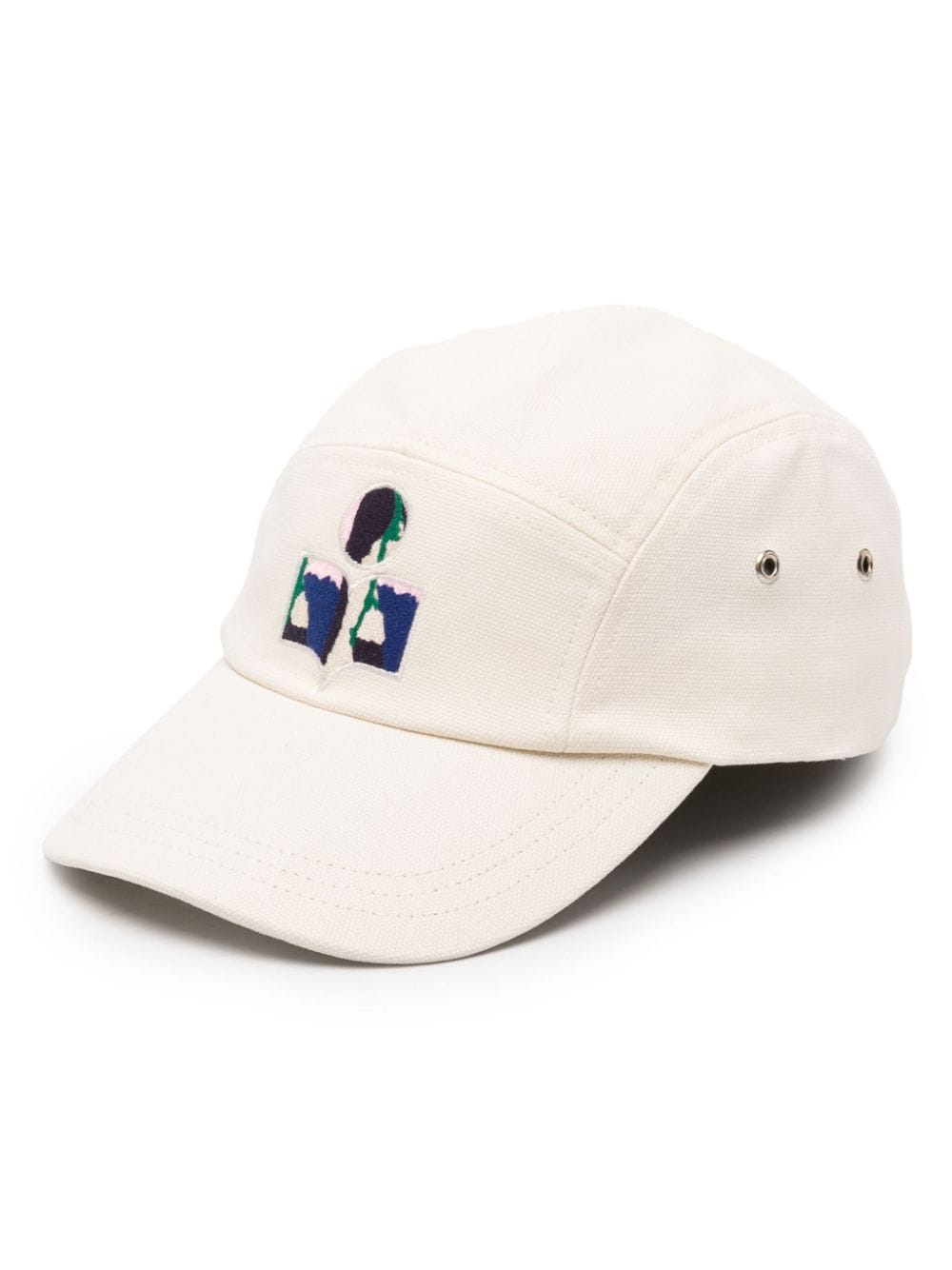 ISABEL MARANT logo-embroidered cotton cap - Neutrals von ISABEL MARANT