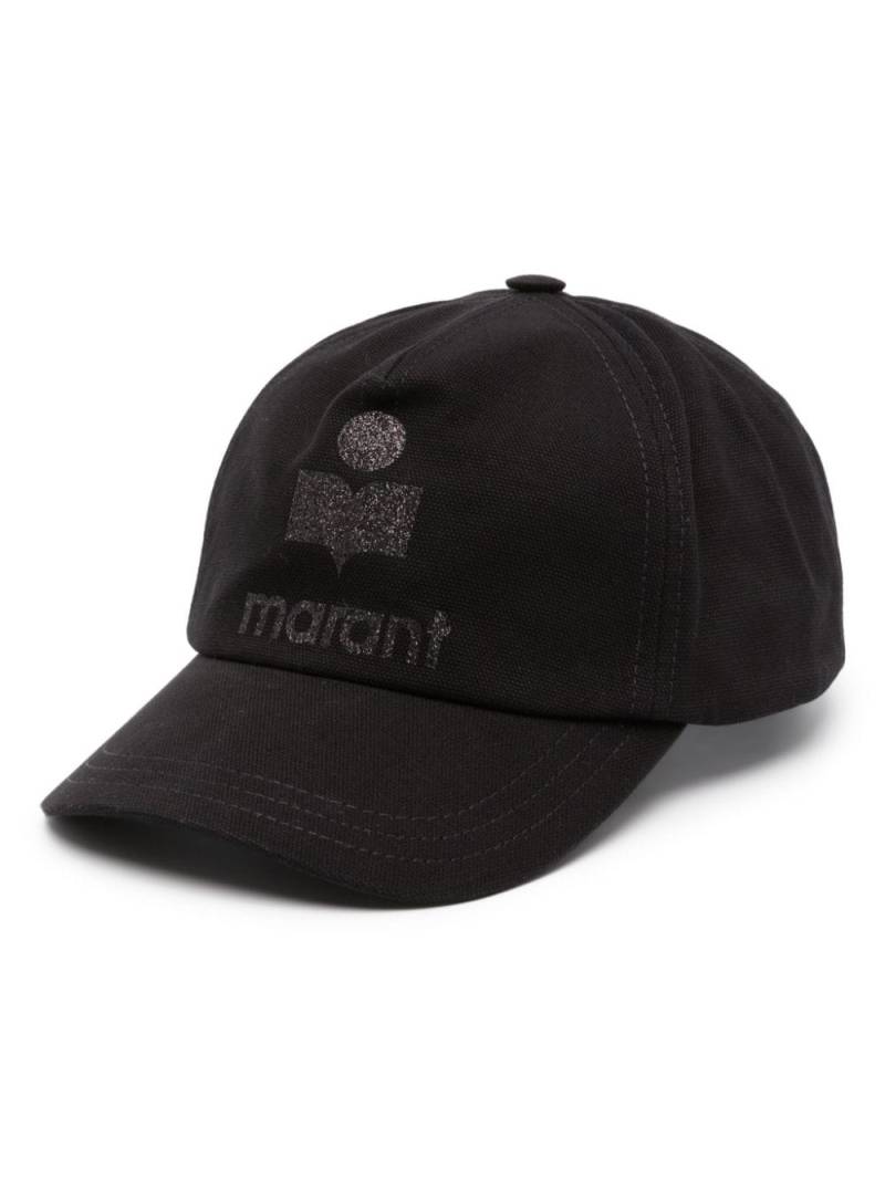 ISABEL MARANT logo-print cotton cap - Black von ISABEL MARANT