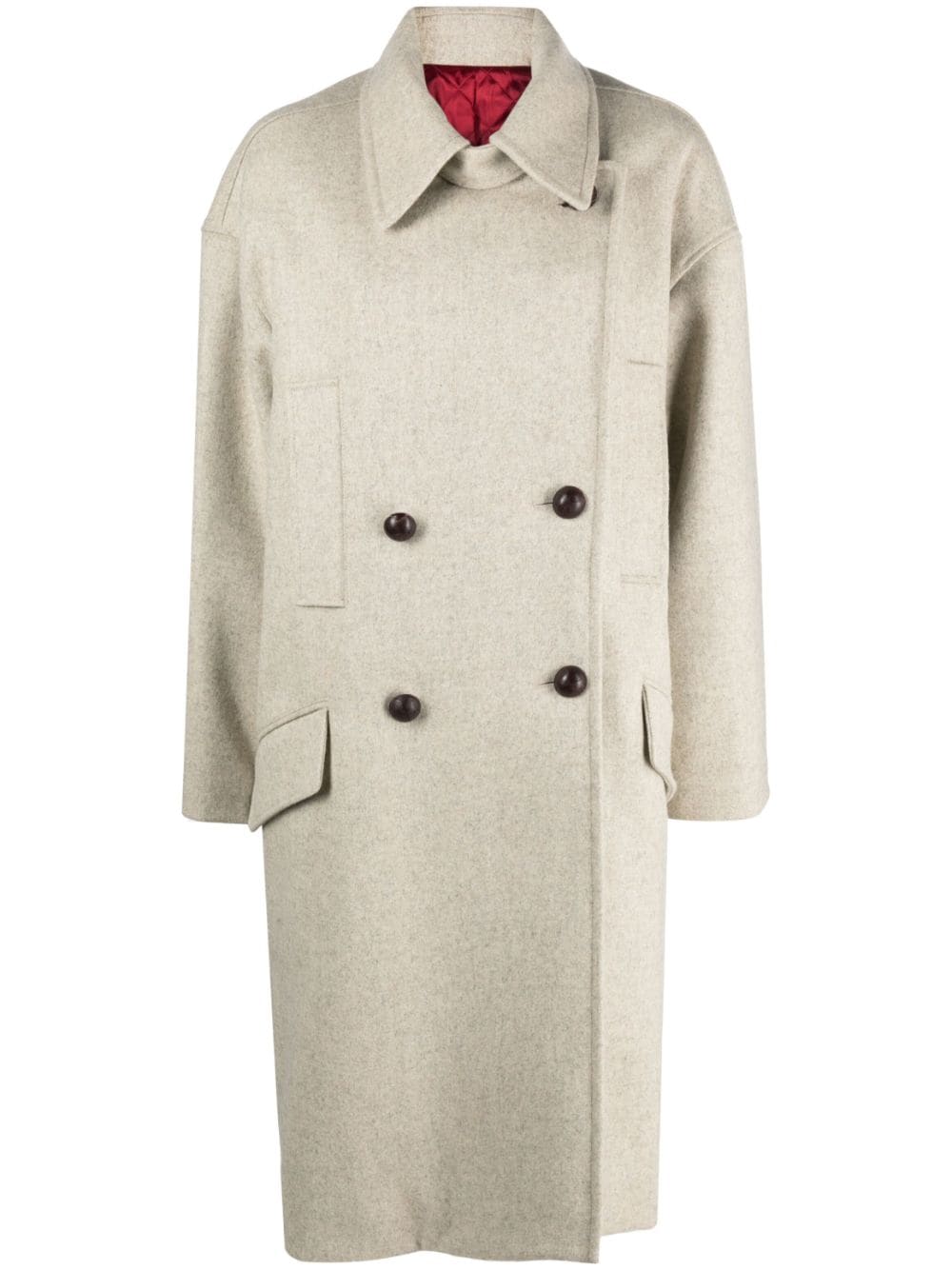 ISABEL MARANT oversized double-breasted coat - Neutrals von ISABEL MARANT