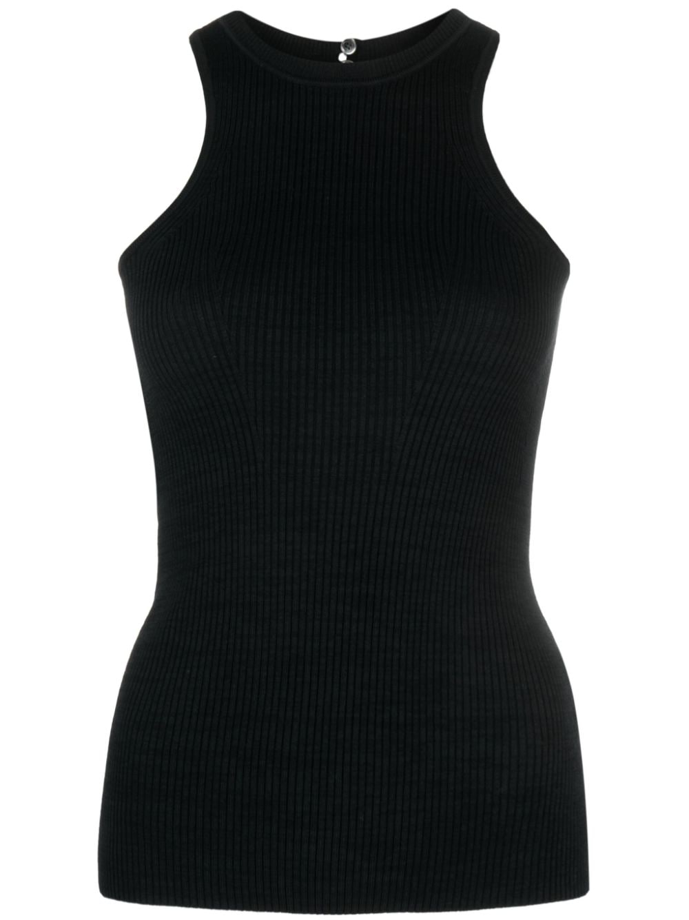 ISABEL MARANT sleeveless ribbed knitted top - Black von ISABEL MARANT