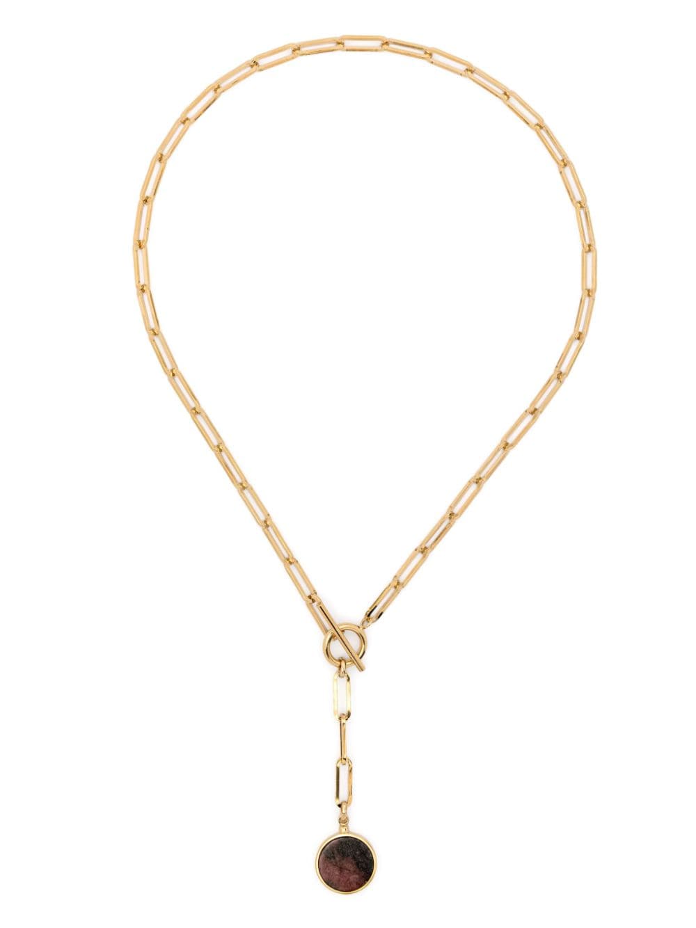 ISABEL MARANT stone-pendant chain necklace - Gold von ISABEL MARANT