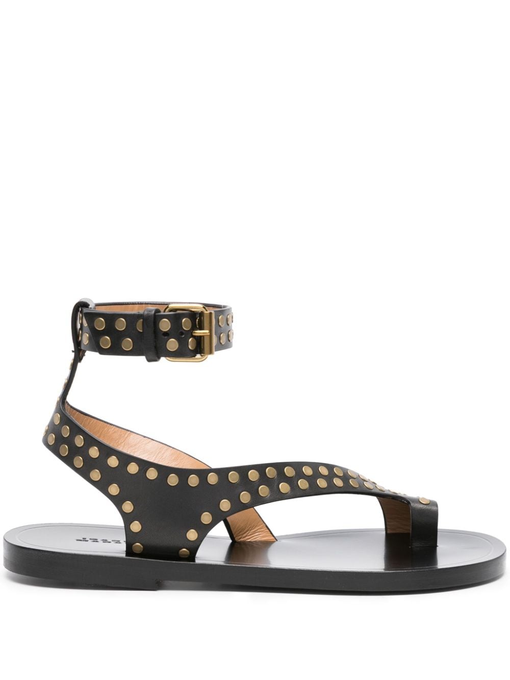 ISABEL MARANT stud-embellished leather sandals - Black von ISABEL MARANT