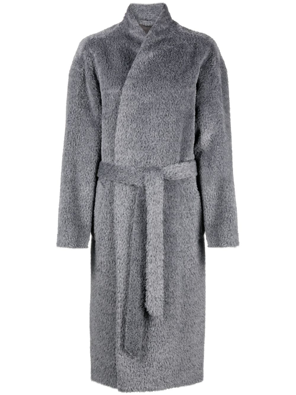 ISABEL MARANT faux-fur alpaca-blend coat - Grey von ISABEL MARANT