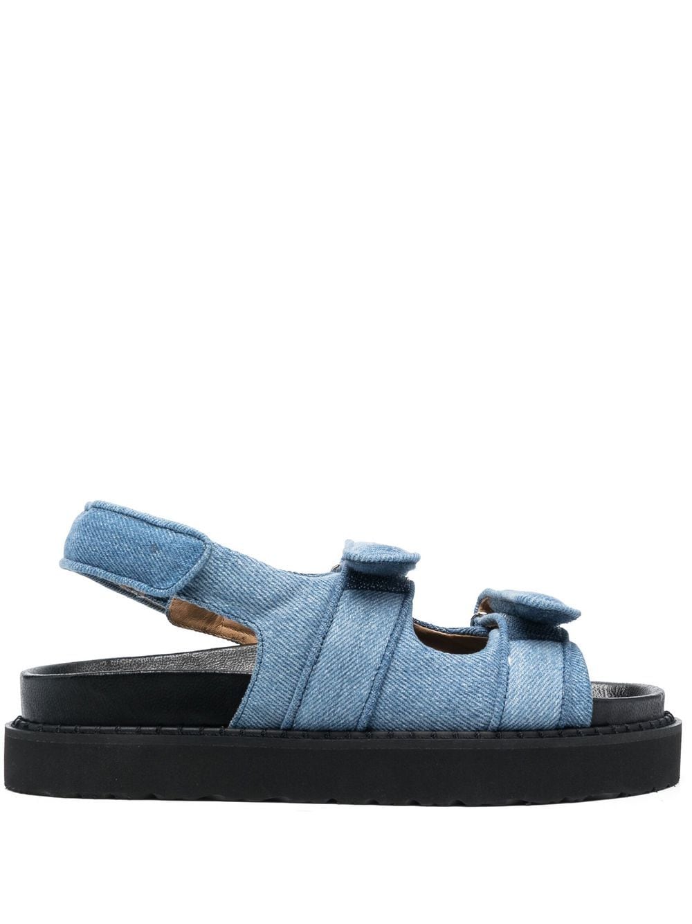 ISABEL MARANT touch-strap denim slingback sandals - Blue von ISABEL MARANT