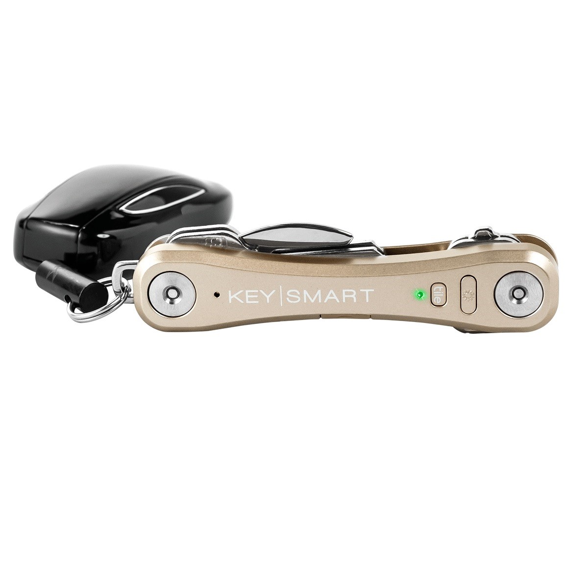 KeySmart Pro - Kompakter Schlüsselhalter mit Tile für 14 Schlüssel - Gold von ISDA