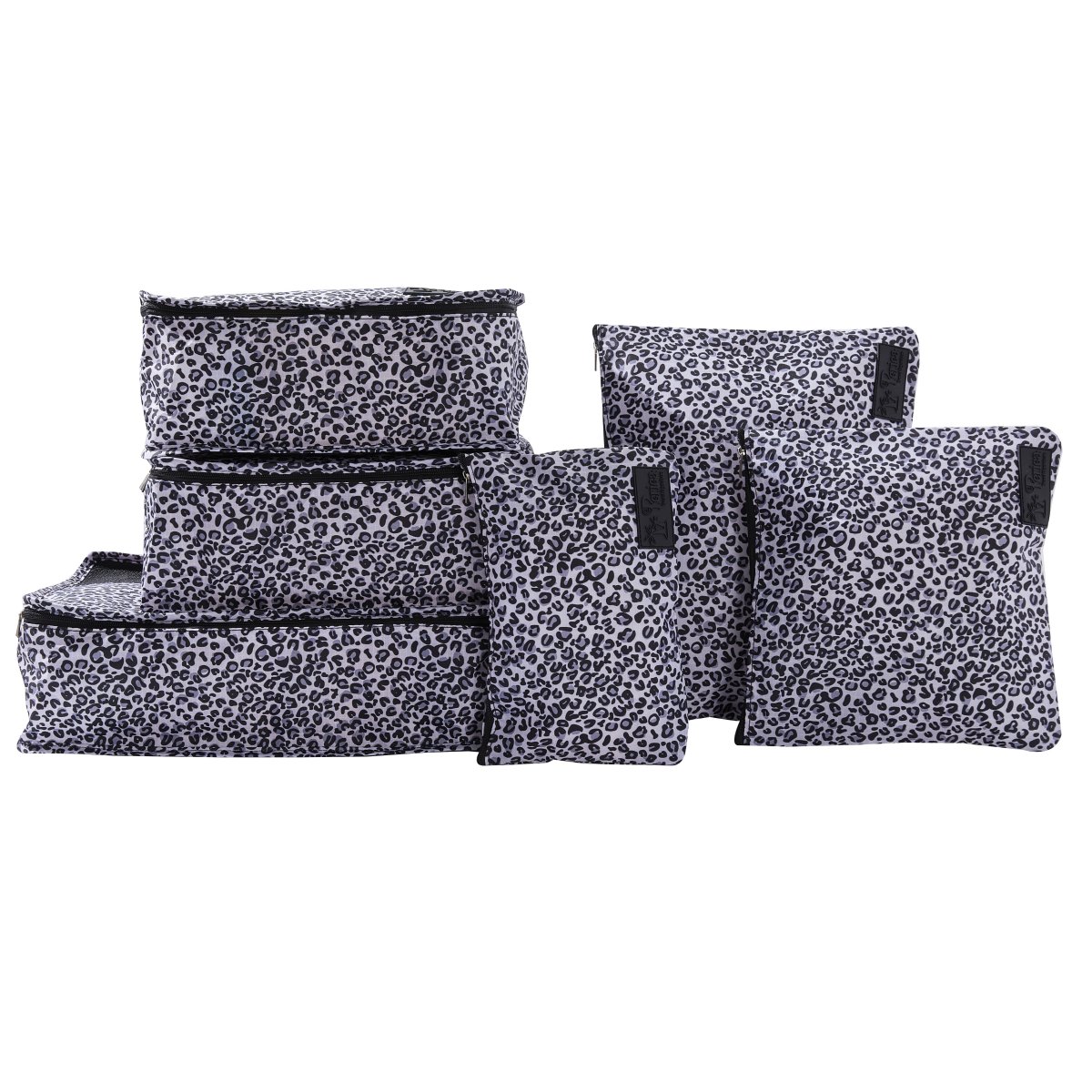 Lucy Travel Packing Cube Set Silver Leopard von ISDA