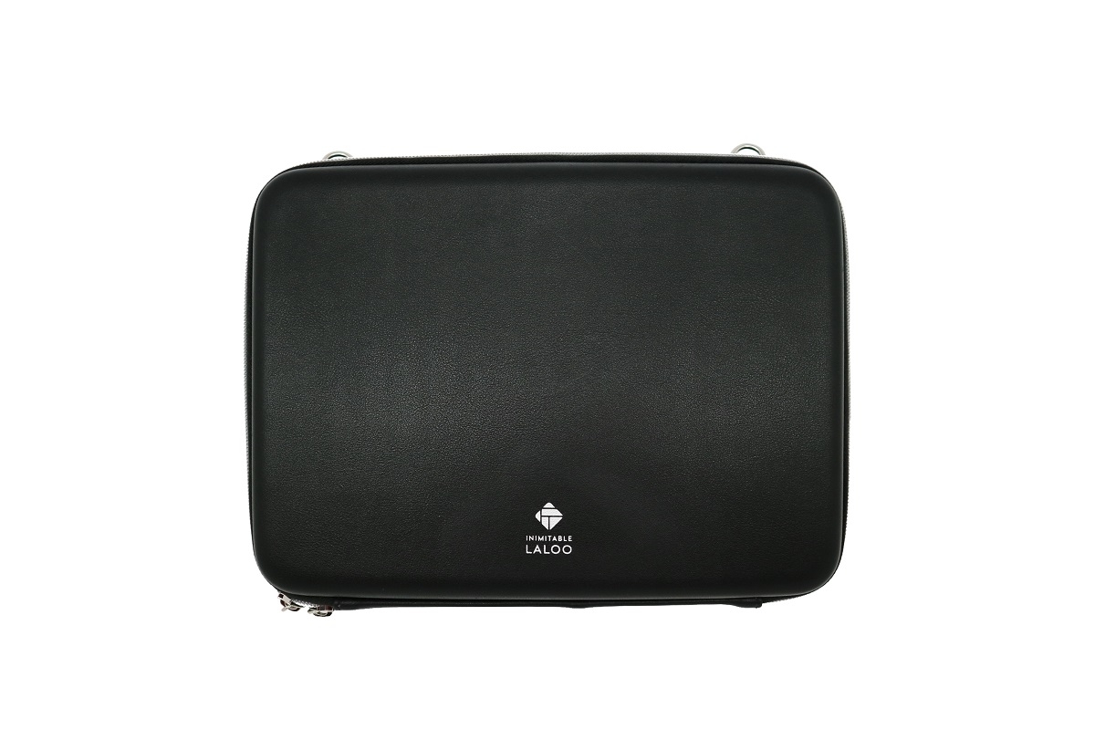 Taschen Organizer Laloo - Clever Tablet Clutch in Schwarz/Grau von ISDA