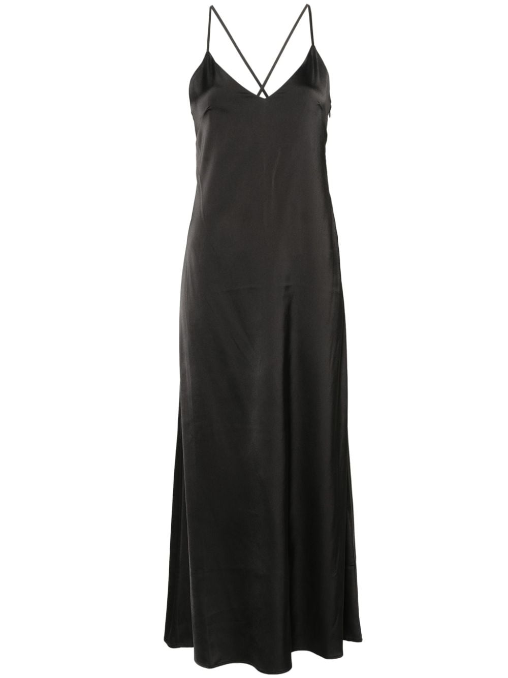 IVY OAK textured V-neck maxi dress - Black von IVY OAK