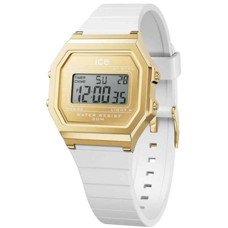 Ice Watch 022049 Digit Retro White Gold Damenuhr von Ice Watch