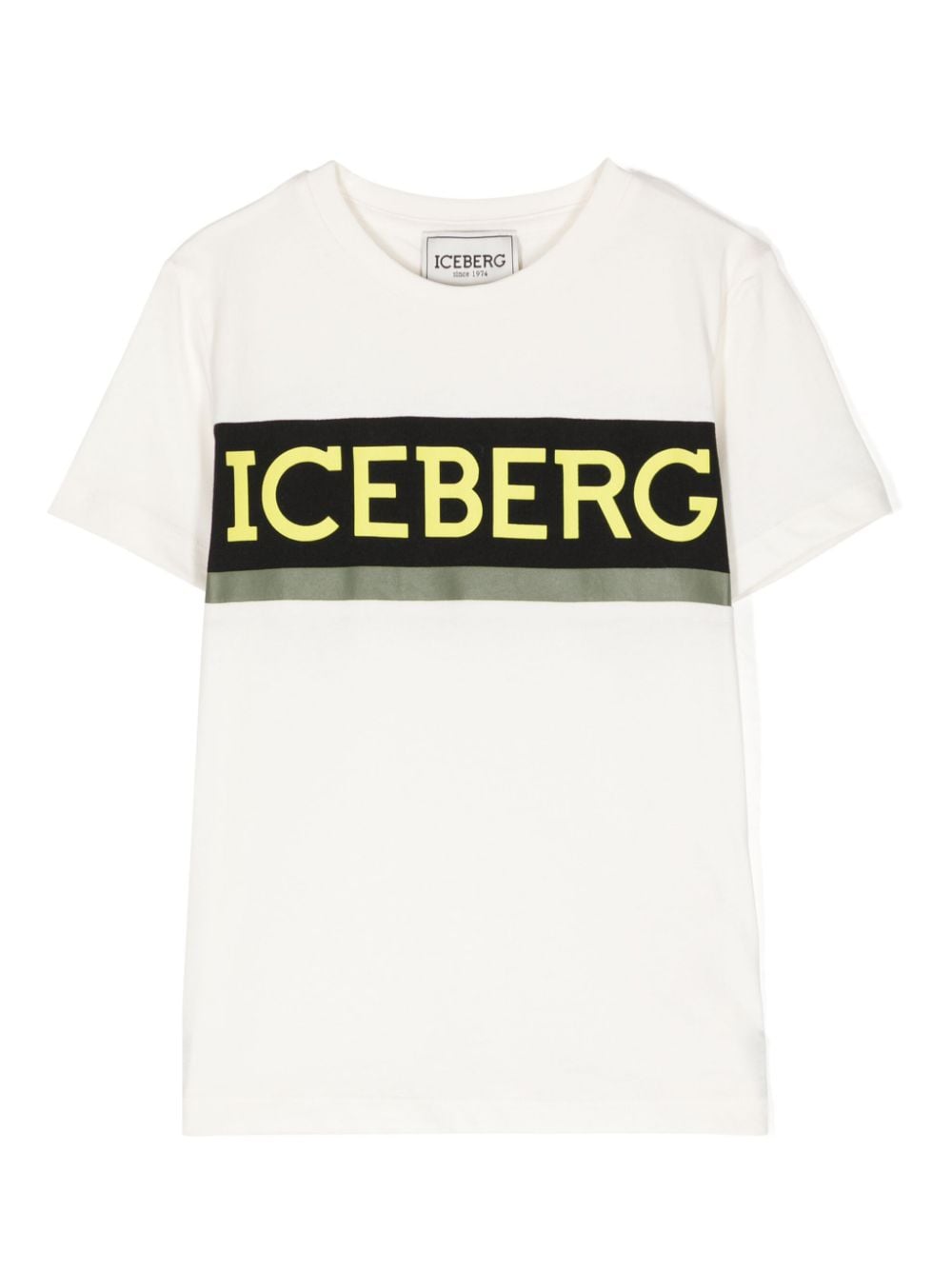 Iceberg Kids logo-print cotton T-shirt - White von Iceberg Kids