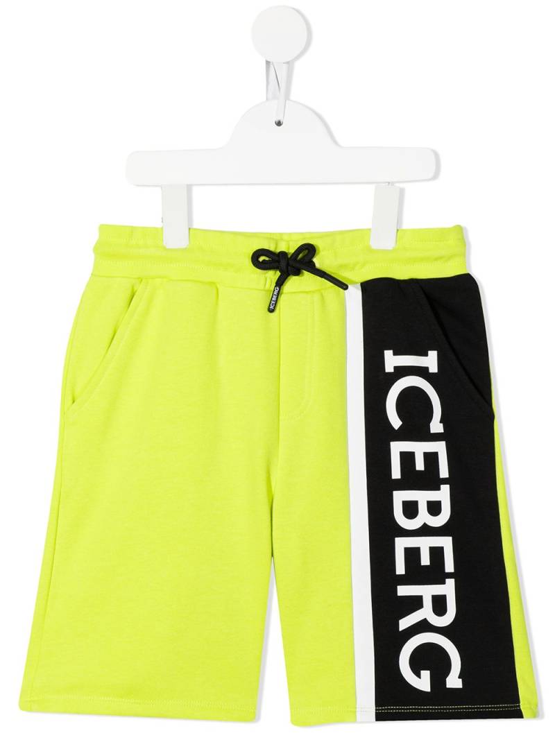 Iceberg Kids logo-print shorts - Yellow von Iceberg Kids