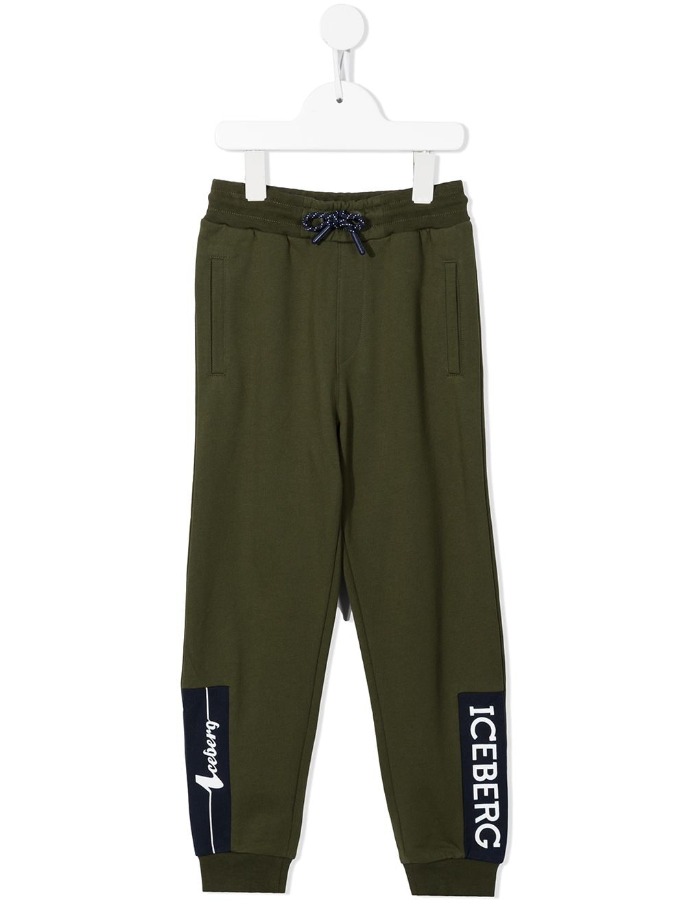 Iceberg Kids logo-print track pants - Green von Iceberg Kids