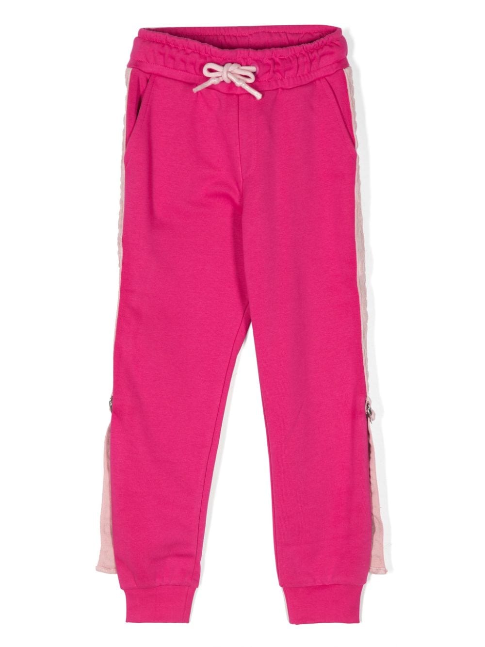 Iceberg Kids logo-tape track pants - Pink von Iceberg Kids