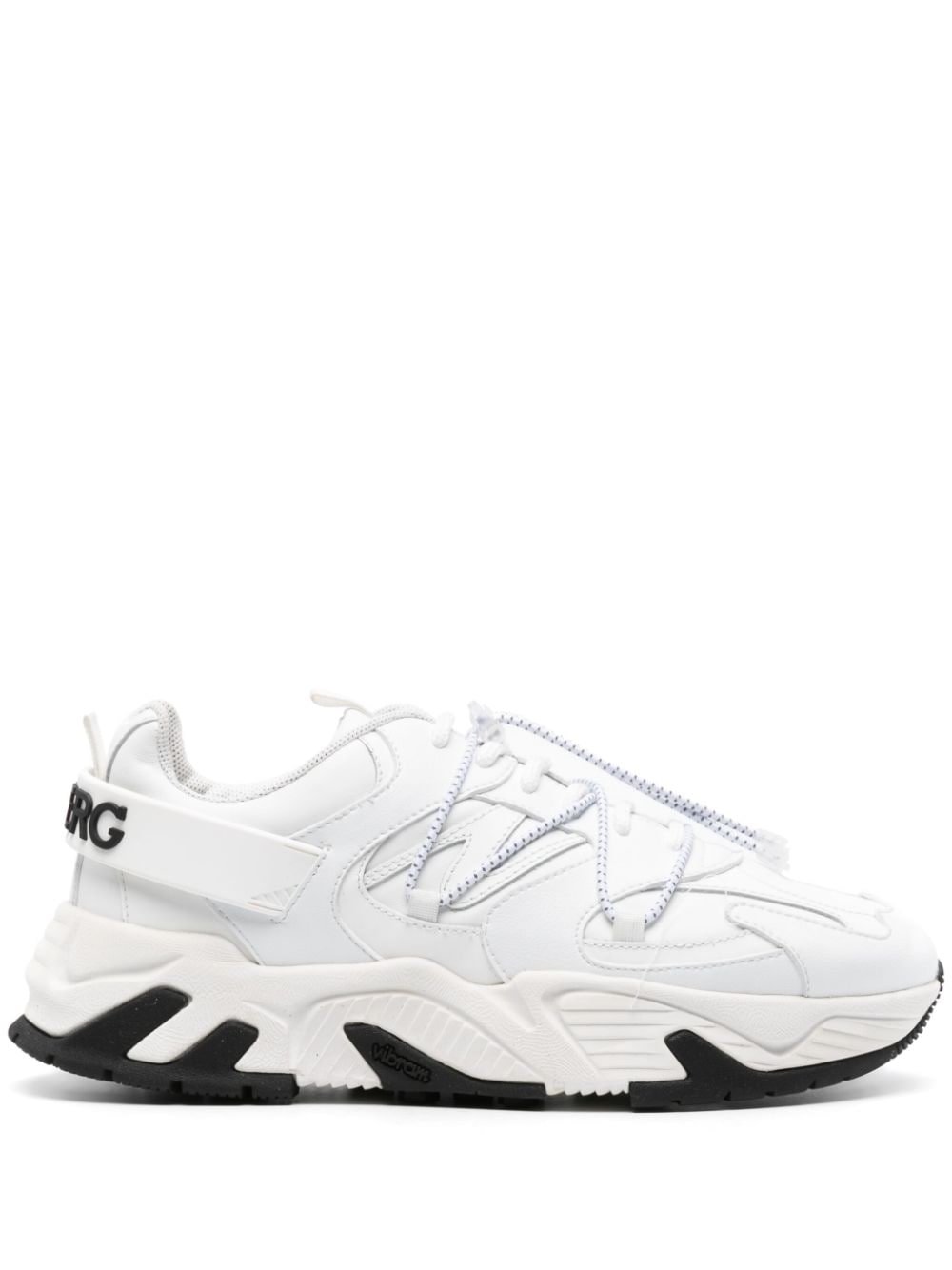 Iceberg Spyder Look leather sneakers - White von Iceberg