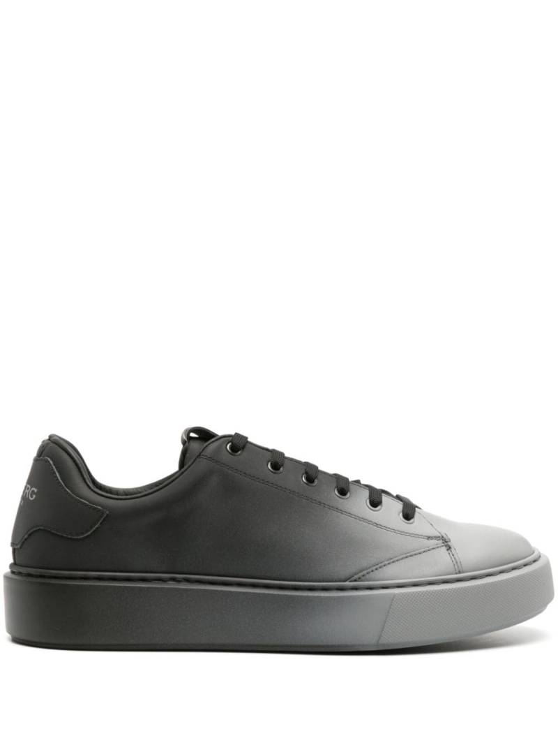 Iceberg gradient leather lace-up sneakers - Grey von Iceberg