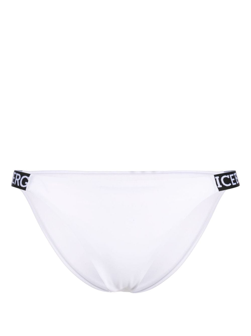 Iceberg logo-tape bikini bottoms - White von Iceberg