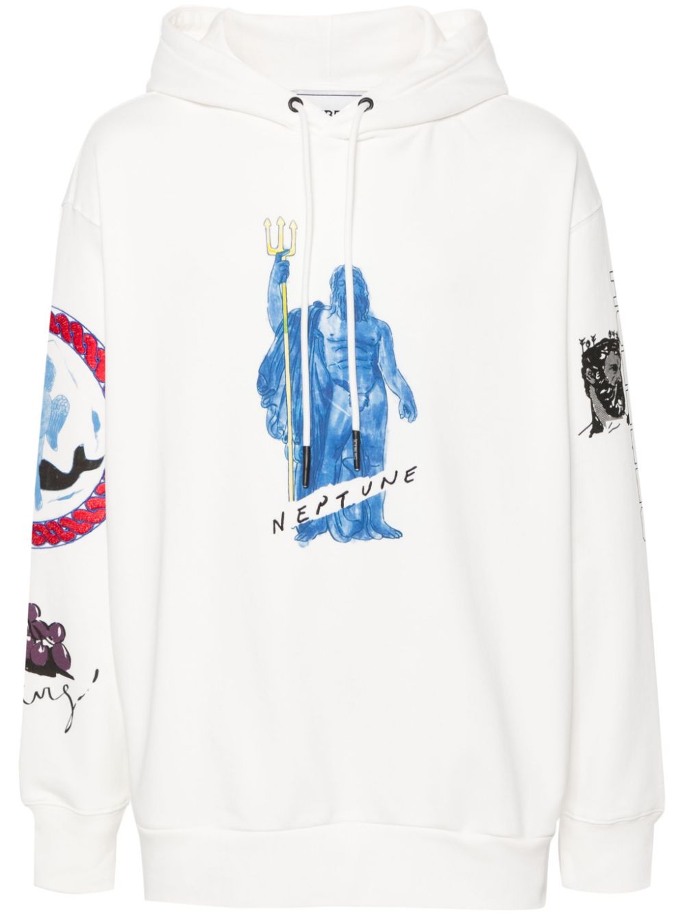 Iceberg motif-embroidered hoodie - White von Iceberg