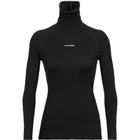 ICEBREAKER Damen Funktionsshirt 300 MerinoFine™ Rolli schwarz | XL von Icebreaker